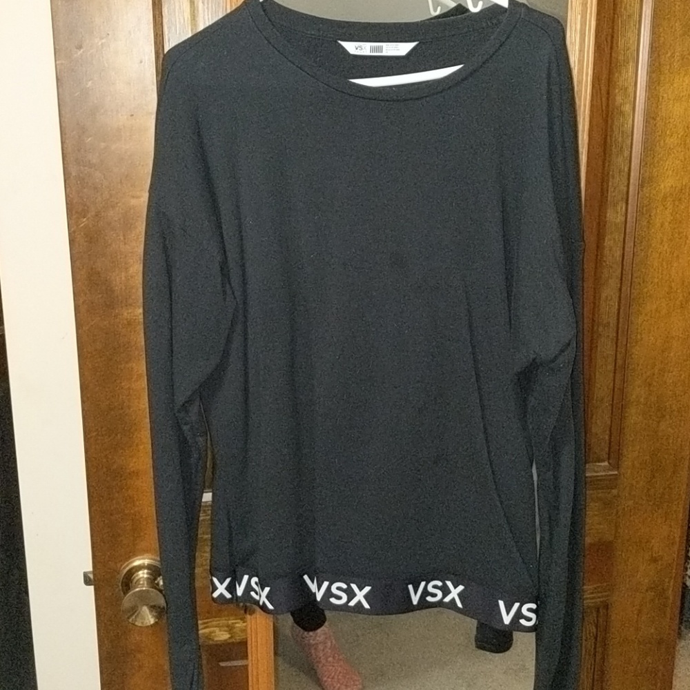 Black Victoria Secret sweat shirt